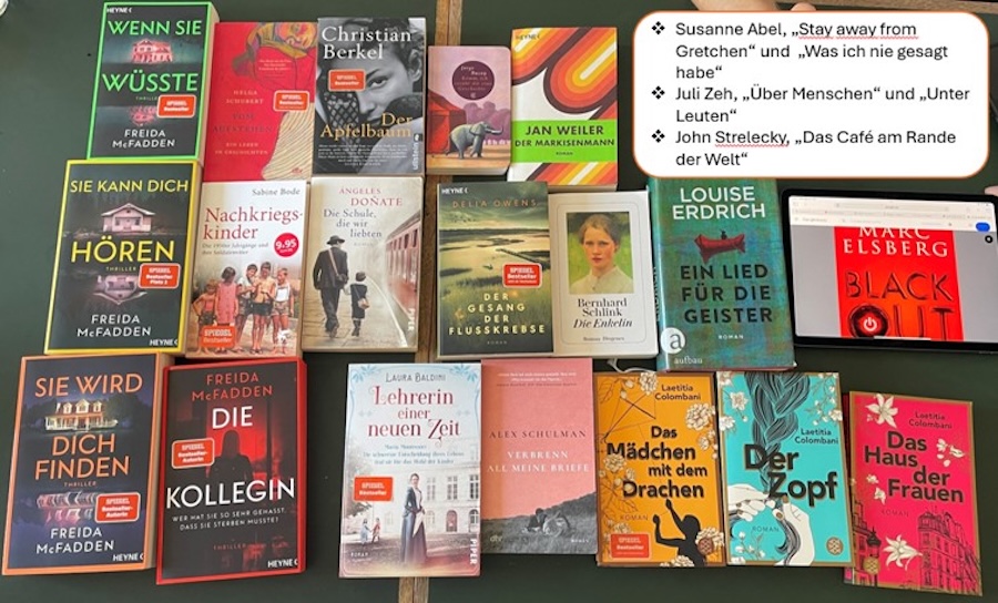 Die Buchempfehlungen des ersten Buchclubs